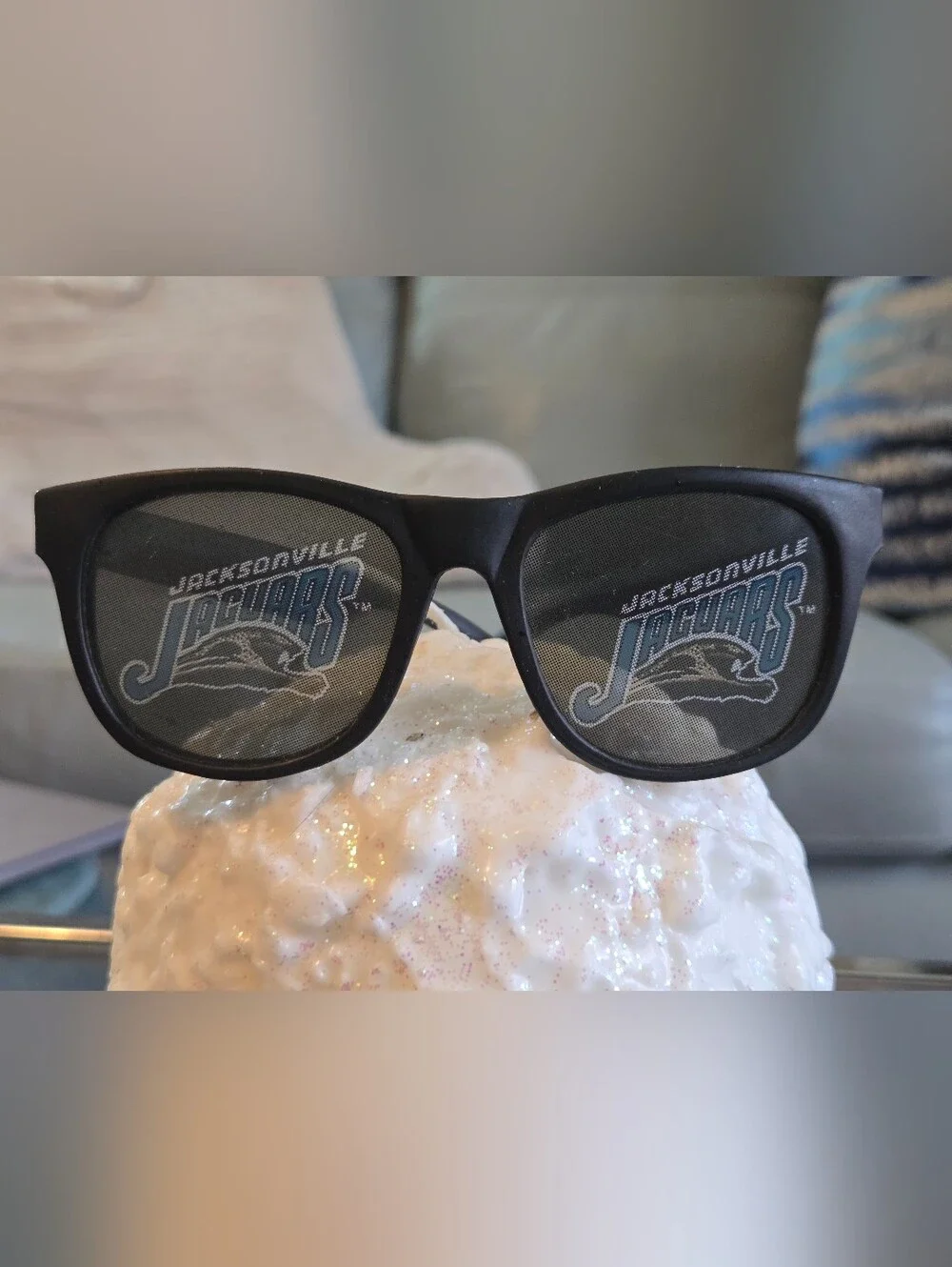Vintage Jacksonville Jaguars NFL Promo Pinhole Graphic Sunglasses Game Day Shade